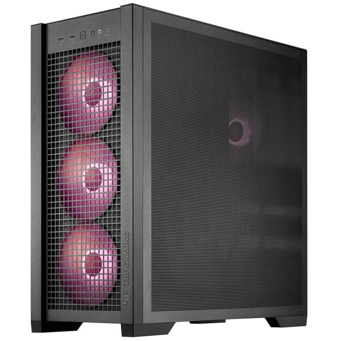ASUS TUF Gaming GT302 TG ARGB Case - black image number 3