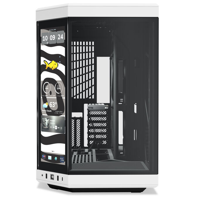 Hyte Y70 Touch Infinite PC-Geh&auml;use, Midi-Tower, ATX, Tempered Glass - Panda image number 2