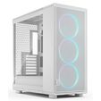 Fractal Design Epoch XL White RGB TG Clear Tint PC Case, Mid Tower, E-ATX, ARGB, Tempered Glass &ndash; white image number null