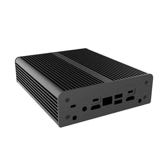 Akasa Newton AC3 UCFF case for Intel NUC 13 Pro with i3, Fanless - black image number 2