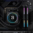 Corsair Dominator Platinum RGB DDR5-6000 RAM, CL30, EXPO - 64 GB Dual-Kit, grey image number null