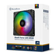 SilverStone Shark Force Fan, ARGB - 120 mm, black image number null