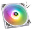 Bitspower Notos RGB PWM L&uuml;fter, 120mm - wei&szlig;, 5er-Pack image number null
