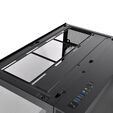 Thermaltake View 380 TG ARGB PC Case, Mid Tower, ATX, ARGB, Tempered Glass - Black image number null
