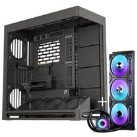 HAVN HS 420 VGPU PC-Geh&auml;use + PHANTEKS Glacier One 420D30 X2 DRGB AiO Wasserk&uuml;hlung - 420mm, schwarz