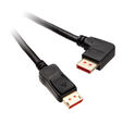 InLine 8K (UHD-2) DisplayPort Kabel, rechts gewinkelt, schwarz - 2m image number null