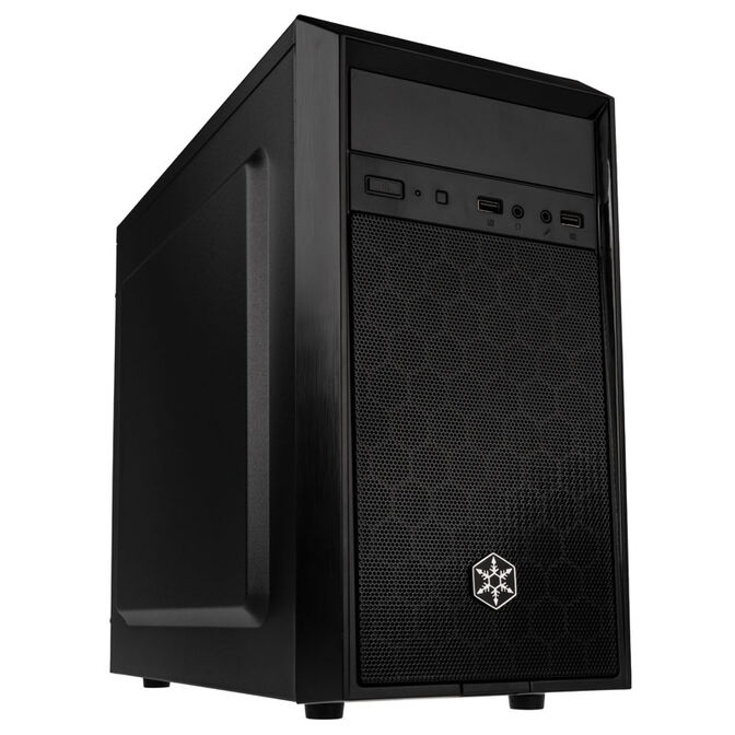 SilverStone Precision PS16 Micro-ATX case - black image number 0