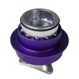 Conspit CDR Quick Release Quick-Change Adapter, 50 mm PCD - purple / silver image number null