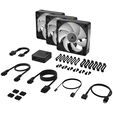 CORSAIR iCUE LINK RX120 MAX RGB PWM L&uuml;fter - 3er-Pack, 120mm, schwarz image number null
