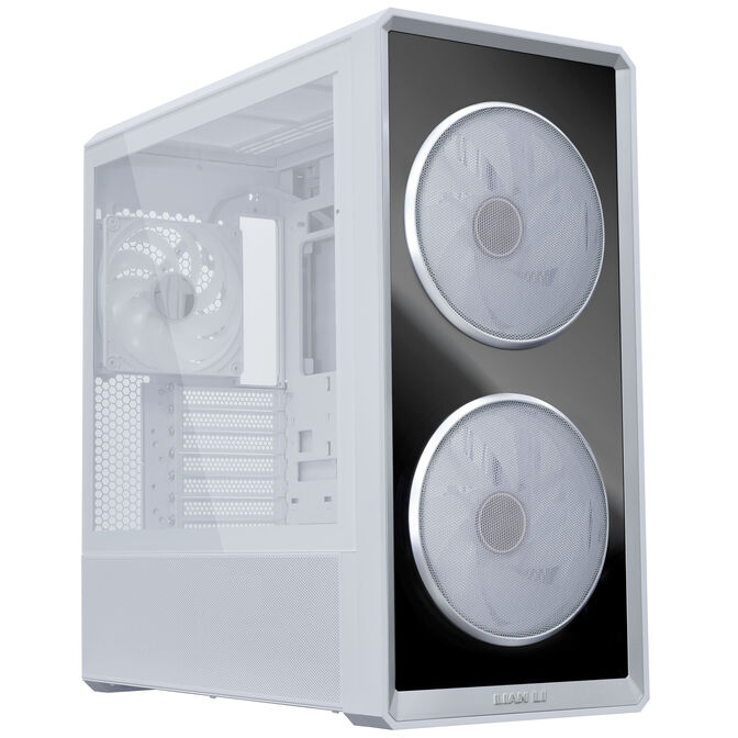Lian Li LANCOOL 217 INF PC-Geh&auml;use, Midi-Tower, Tempered Glass, RGB-Beleuchtung - wei&szlig; image number 1