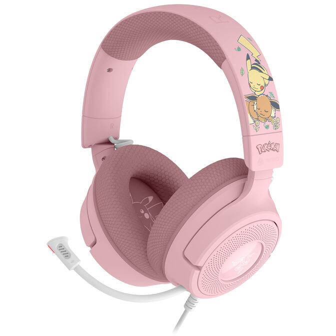 Razer Kraken V4 X Pok&eacute;mon Edition Gaming-Headset, USB-C, 40 mm - Pikachu/Eevee image number 0