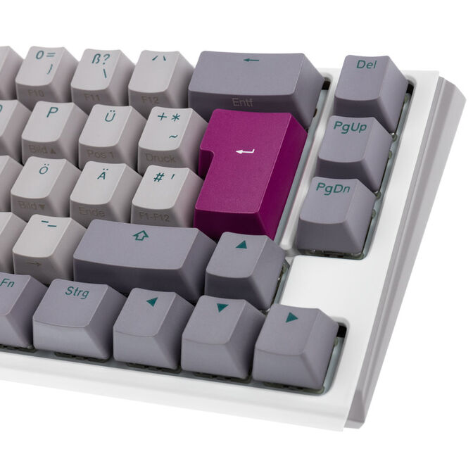 Ducky One 3 Mist Grey SF Gaming Keyboard, RGB LED - MX-Brown image number 6