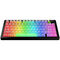 Glorious Polychroma V2 Keycaps, ANSI Layout (US), Polycarbonat, UV-Druck - Transparent