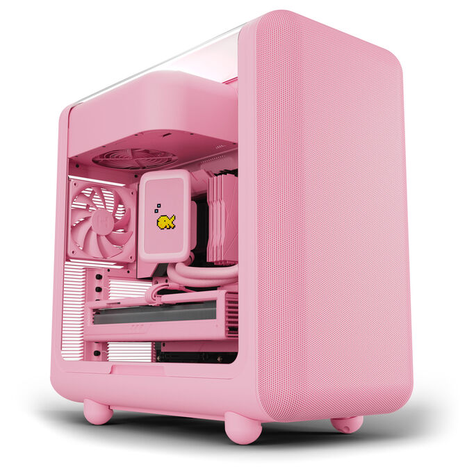 HYTE X50 Midi Tower - Strawberry Milk image number 1