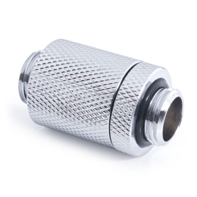 Alphacool ES D-Plug 25,5-40,5mm, G1/4 AG auf G1/4 AG - chrome image number 0