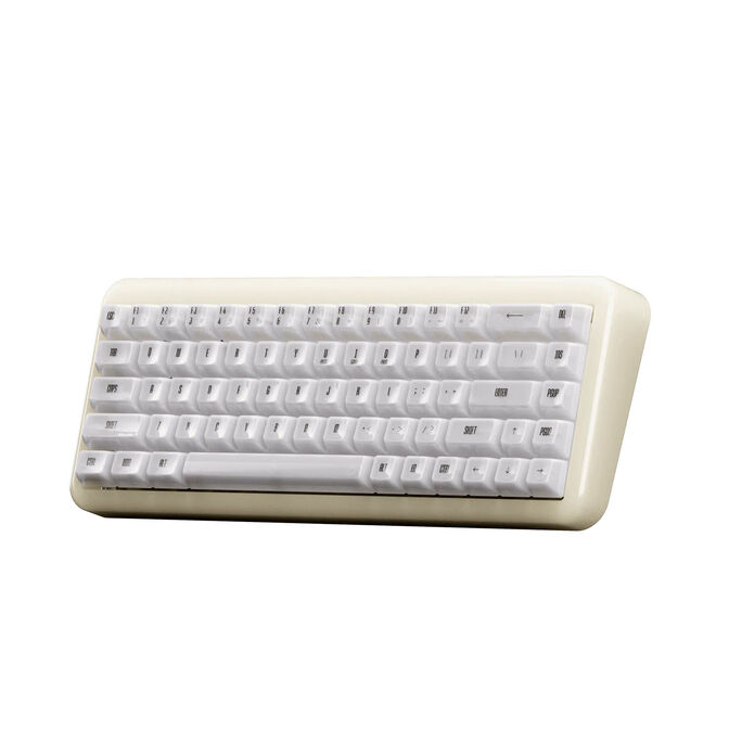 Akko YU01 White Jade Gaming Keyboard, RGB - 65%, V3 Piano Pro Switches, ANSI (US) image number 3