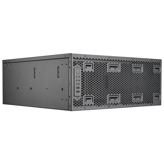 SilverStone RM4A Server-Geh&auml;use, 4HE Rackmount, SSI-EEB, Mesh - dunkelgrau image number 0