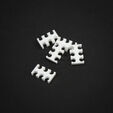 King Mod Service 6-Slot Cable Comb 4mm wide - white - set of 5 image number null