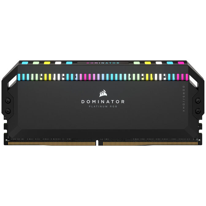 Corsair Dominator Platinum RGB DDR5-6400 RAM, CL32, XMP - 64GB Quad-Kit, black image number 3