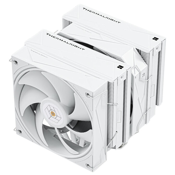 Thermalright Royal Pretor 130 CPU Cooler, Dual-Tower - 1x 120mm, 1x 130mm, white image number 1