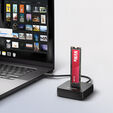 AXAGON ADSA-M2C11L M.2-NVMe-Dockingstation, USB-C 10Gbps, M.2 2230-22110 - schwarz image number null