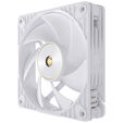 ASUS ProArt PF120 PWM Case Fans, 3,000 RPM, 28 mm - Pack of 3, White image number null