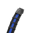 CableMod RT-Series PRO ModMesh 12VHPWR Dual Cable Kit for ASUS/Seasonic - black/blue image number null