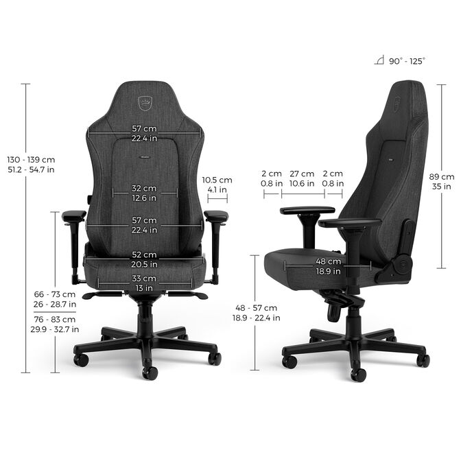 noblechairs HERO TX Gaming Stuhl - anthrazit image number 7