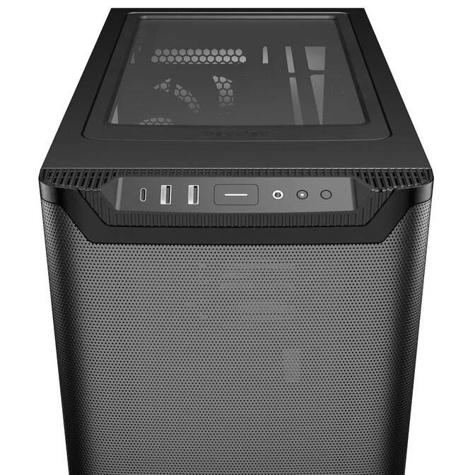 be quiet! Pure Base 501 Airflow PC-Geh&auml;use, Midi-Tower, ATX, Tempered Glass - schwarz image number 1