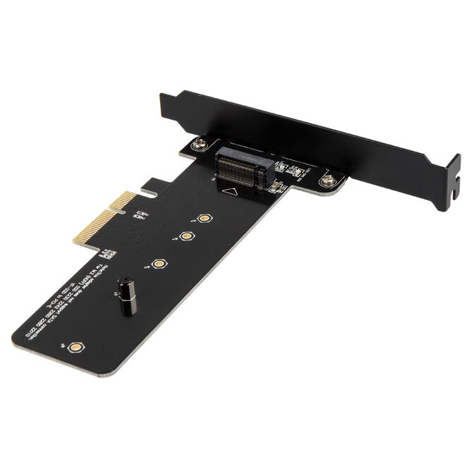 Akasa M.2 X4 PCI-E Adapter Card - black PCB image number 2