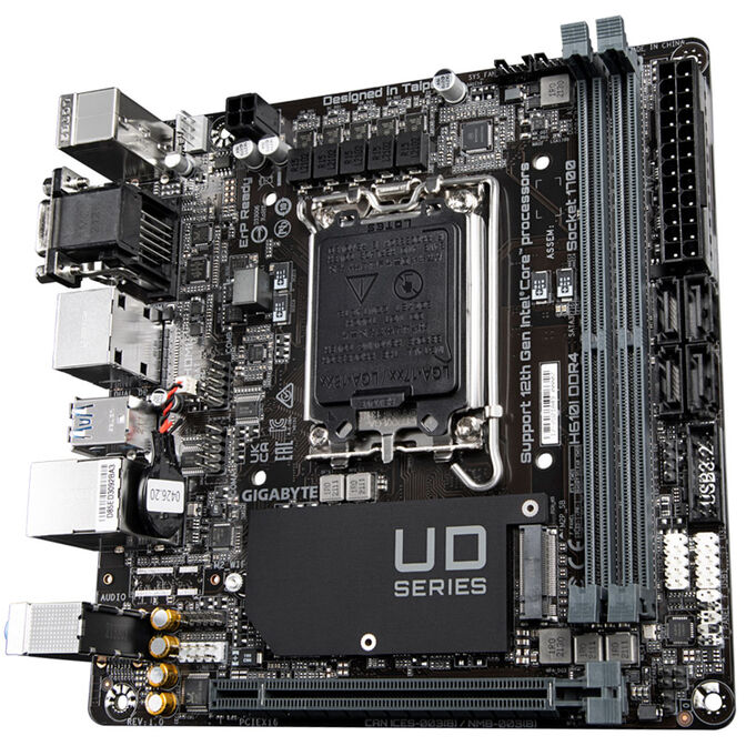 GIGABYTE H610I DDR4 Mainboard, Sockel LGA 1700, Intel H610, Mini-ITX, DDR4 image number 4