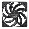 SilverStone SST-AS140B  Air Slimmer 140 PWM L&uuml;fter - schwarz image number null