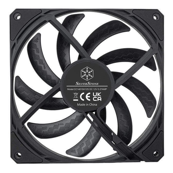 SilverStone SST-AS140B  Air Slimmer 140 PWM L&uuml;fter - schwarz image number 3