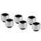Thermal Grizzly DeltaMate Compression Fitting, Brass - Gloss Nickel, HT16, Pack of 6