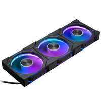 PHANTEKS D30 PWM Reverse Airflow D-RGB L&uuml;fter, 3er Pack - 120mm, schwarz