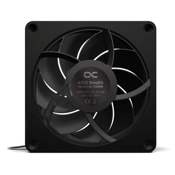 Alphacool Apex Stealth Metal Power Fan 120 mm, 3,000 RPM - black image number 2