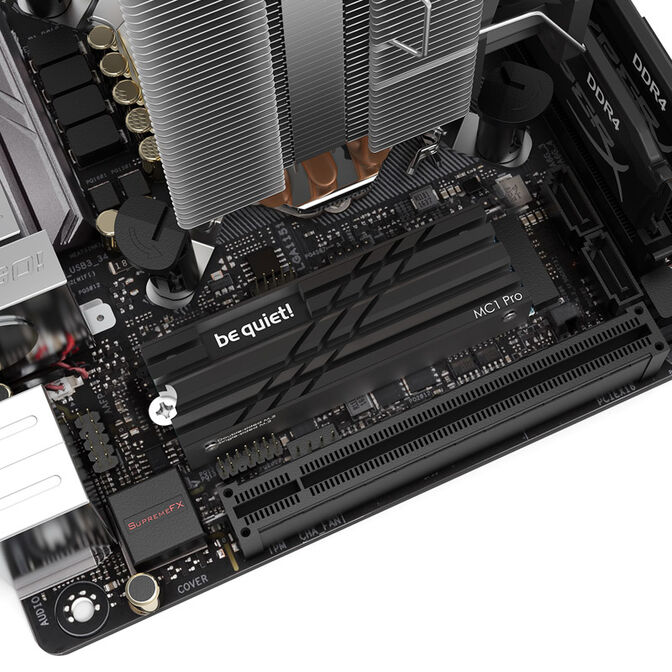 be quiet! MC1 Pro M.2 SSD Cooler - black image number 1