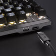 Corsair K70 CORE TKL WIRELESS RGB Gaming-Tastatur, mechanisch, ISO (DE), MLX RED Switch - schwarz image number null