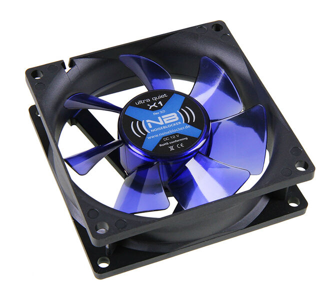 Noiseblocker BlackSilent Fan X1 - 80mm image number 0