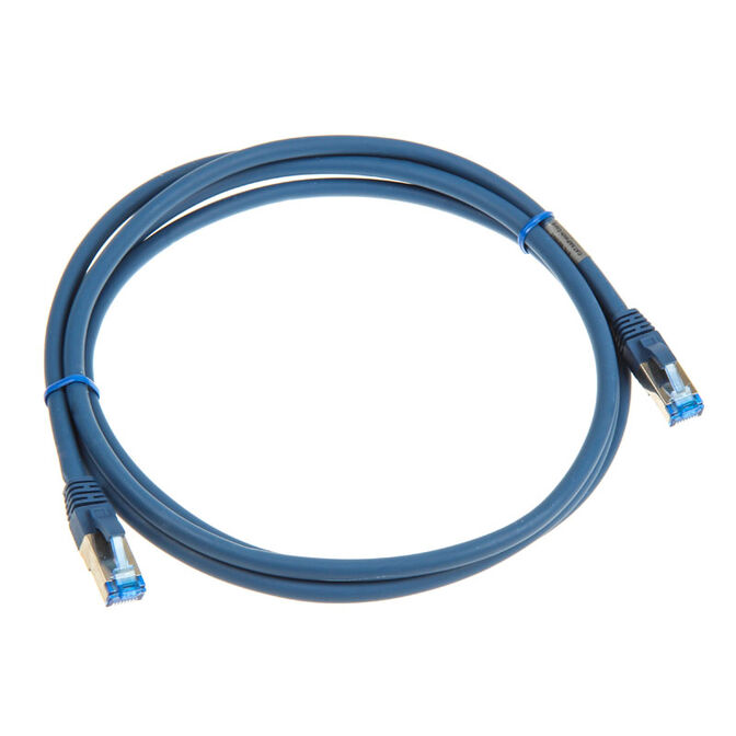 InLine Patchkabel Cat.6A, S/FTP (PiMf), 500MHz, blau - 2m image number 1