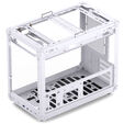 Jonsbo C6 MAX PC case, mini case, Micro-ATX, Tempered Glass - white image number null