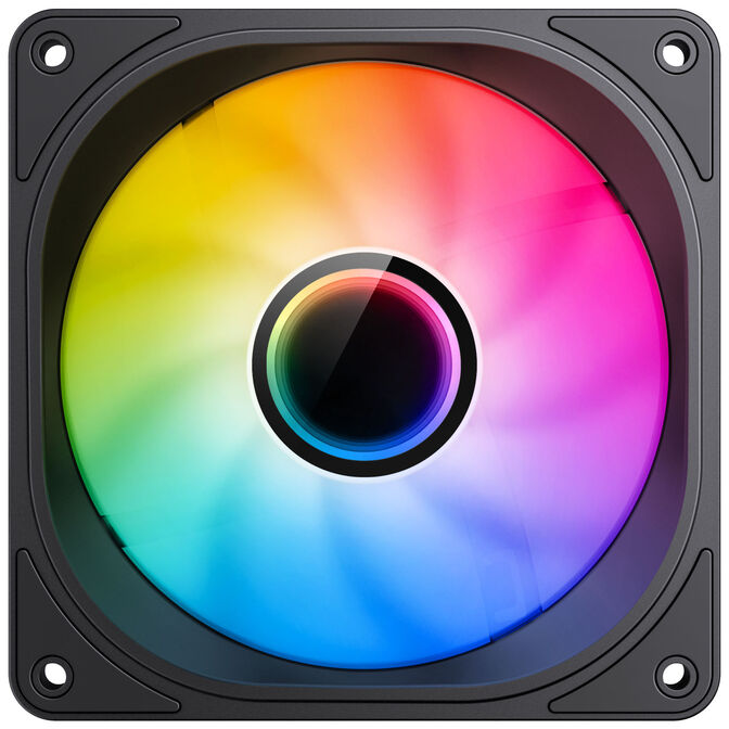 Jonsbo FR-606B 120 PWM-L&uuml;fter, RGB - 120mm, schwarz image number 5
