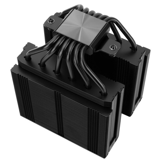 Thermalright Royal Pretor 130 CPU-K&uuml;hler, Dual-Tower - 1x 120mm, 1x 130mm, schwarz image number 7