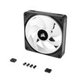 Corsair iCUE LINK QX120 RGB Series, PWM L&uuml;fter - 120mm, schwarz image number null