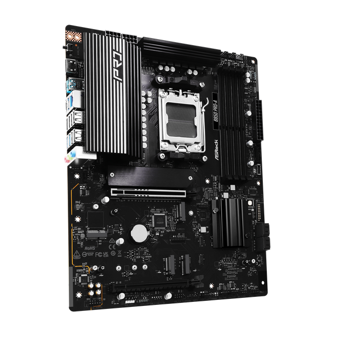 ASROCK B850 Pro-A Mainboard, Sockel AM5, AMD B850, ATX, DDR5 image number 1