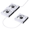 Jonsbo ZK-120W 3-Pack, case fan, RGB - white image number null