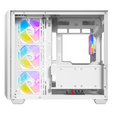 Antec C5 PC case, mid tower, ATX, RGB, tempered glass - white image number null