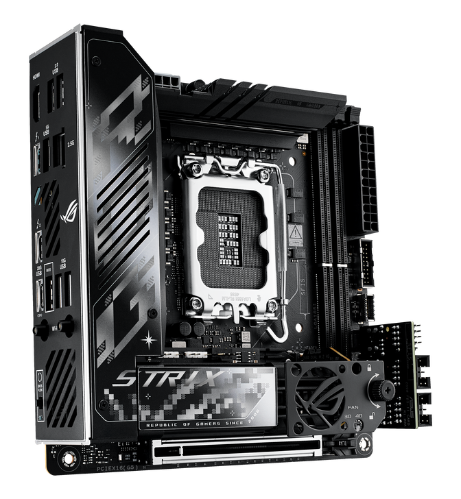 ASUS ROG Strix Z890-I Gaming WiFi motherboard, LGA 1851 socket, Intel Z890, Mini-ITX, DDR5 image number 1