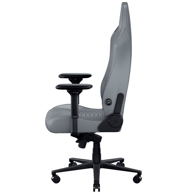 Razer Iskur V2 NewGen Gaming Chair, ergonomic design, HyperFlex lumbar support, 4D armrests - black/light grey image number 4
