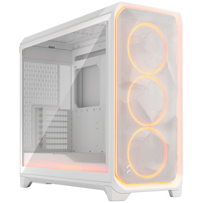 Fractal Design Meshify 3 XL Ambience Pro RGB PC Geh&auml;use - Big-Tower, E-ATX, Tempered Glass - wei&szlig; image number 0